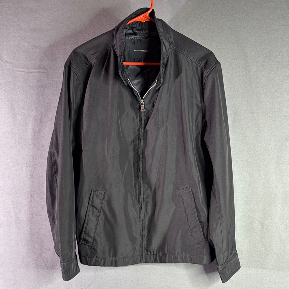 Banana‎ republic Men's Black lightweight Jacket size large